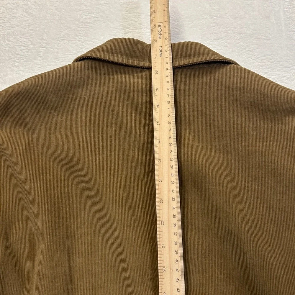 J.Crew Vintage Cord Sport Coat Blazer Sz XL Brown Corduroy Cotton Jacket Unlined